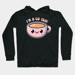 I'm A Cu-Tea Tea Lover Pun Funny Hoodie